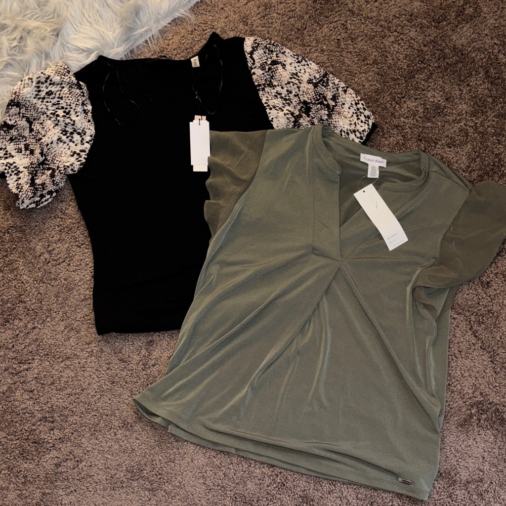 Women’s Calvin Klein & Tahari Blouses